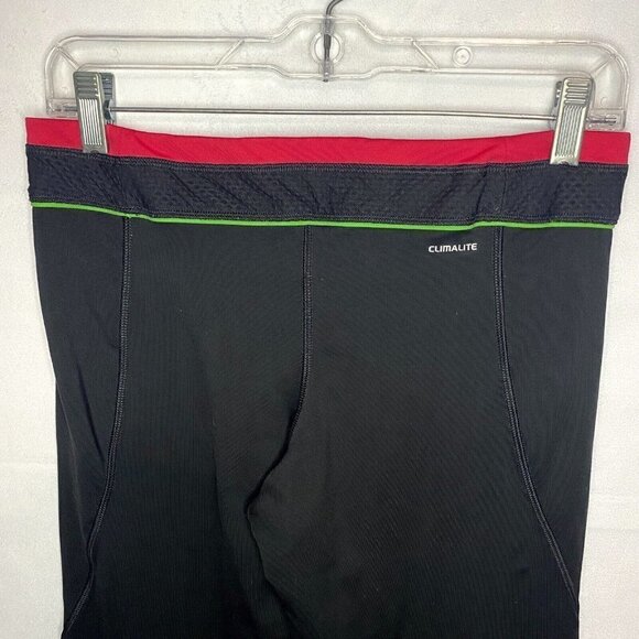 Adidas Three Stripe Marathon 10 Climalite Running Black Pants Sz Medium (29x31) - Picture 7 of 8